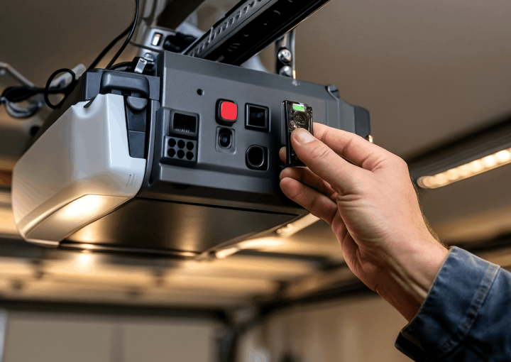 Changing the Frequency of a Garage Door Opener