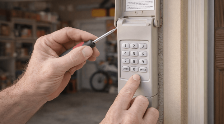 Reprogramming Garage Door Keypad Without a Code