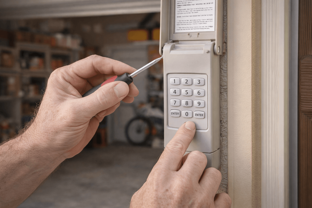 Reprogramming Garage Door Keypad Without a Code