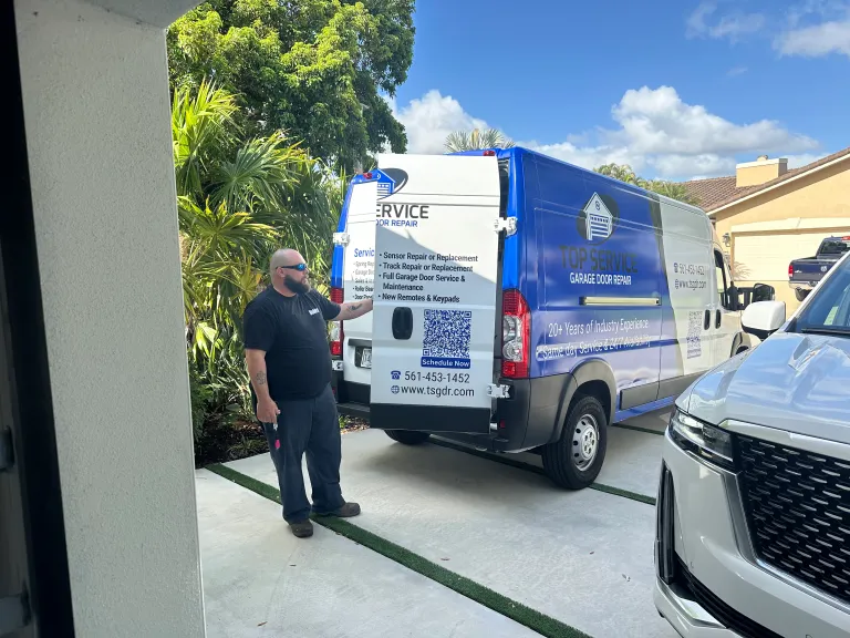 Garage door track repair experts