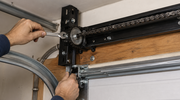 Tighten a Garage Door Chain​