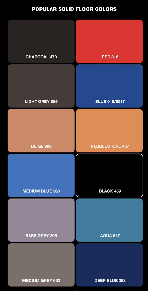 popular solid floor color options