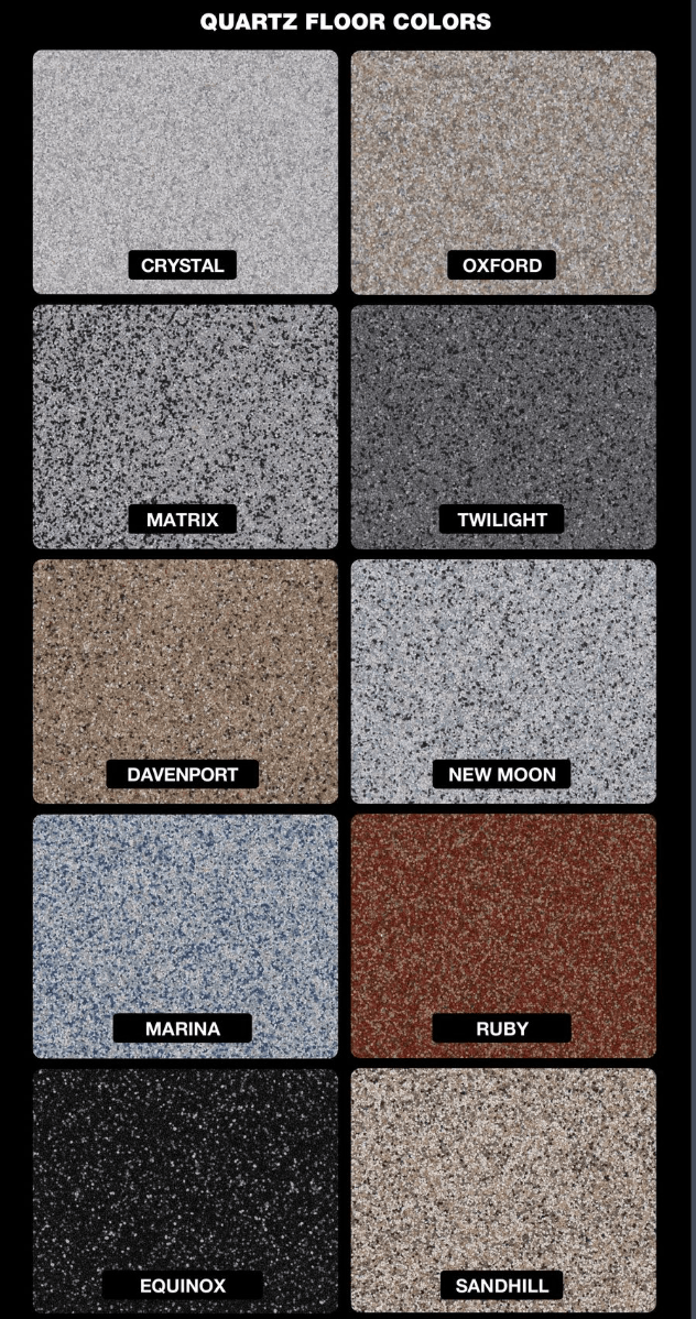 quartz floor color options